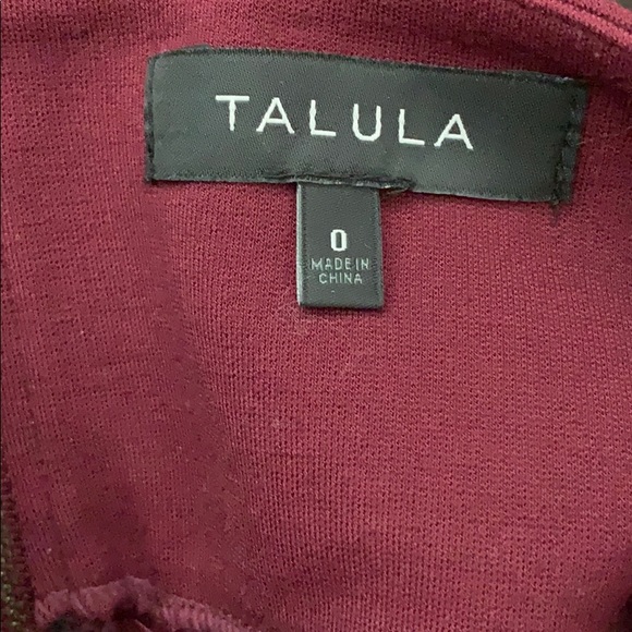 Talula Burgundy Skirt size 0 - Picture 3 of 3